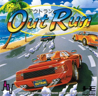 Out Run JP PC Engine JP box art